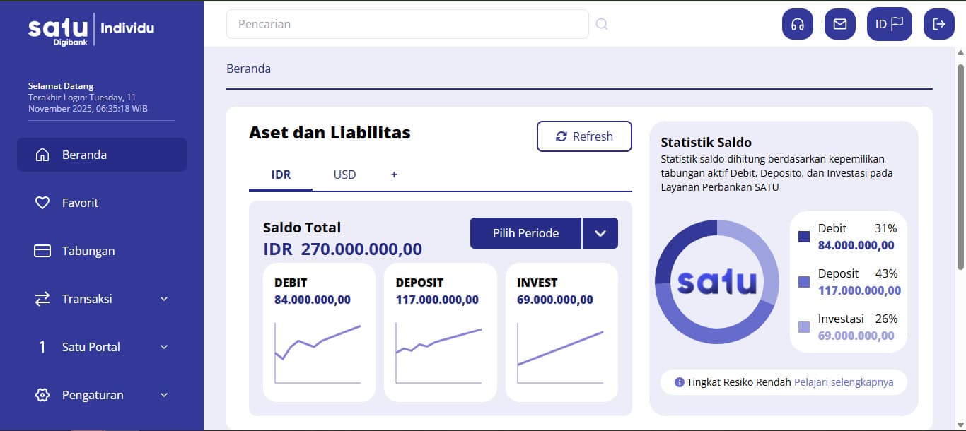 DIGIBANK Satu - Collaborative Banking App screenshot 3