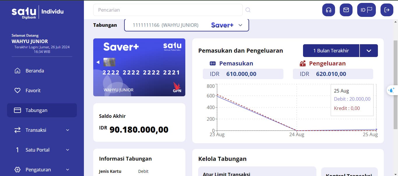 DIGIBANK Satu - Collaborative Banking App
